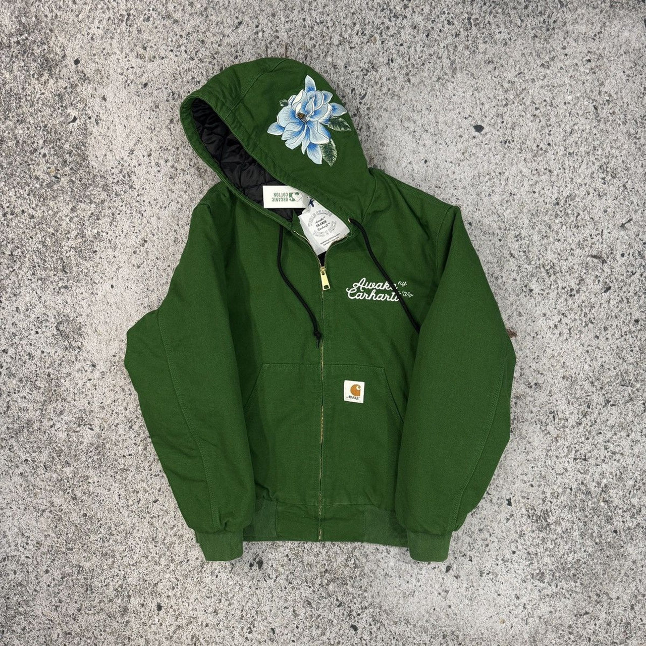 Awake NY Carhartt WIP Embroidered Hooded Work Jacket