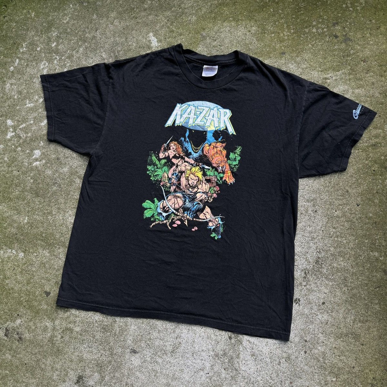 1990年代のマーベル カザール Tシャツ