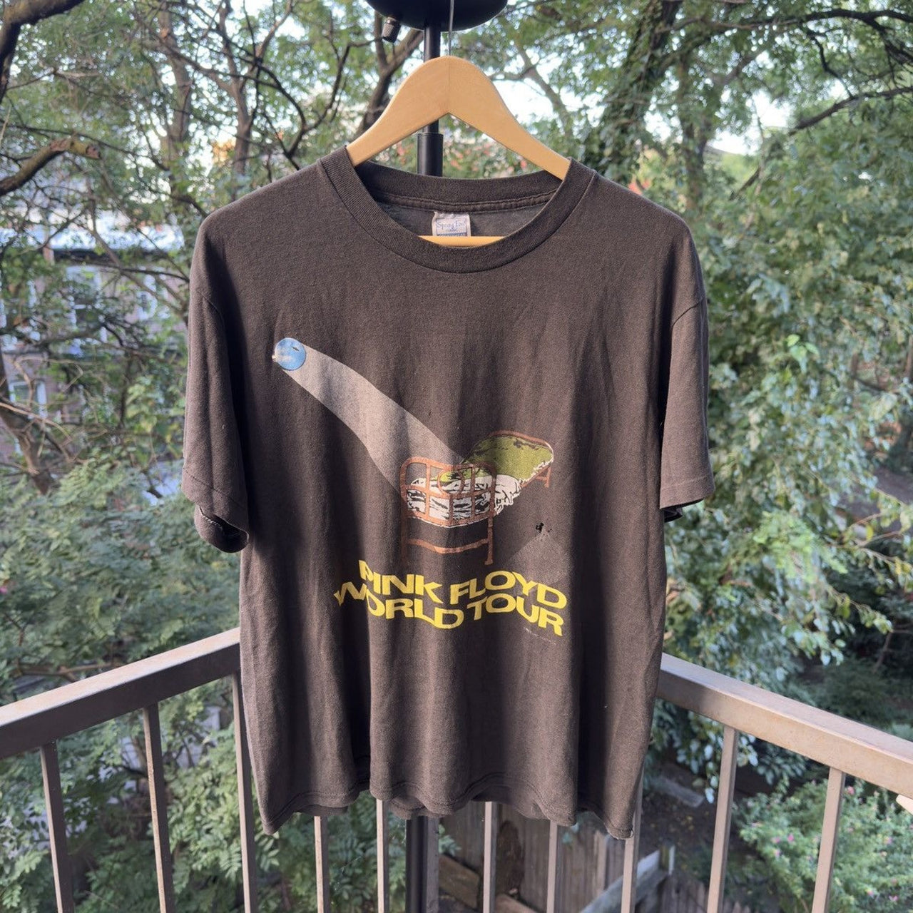 1987 Pink Floyd World Tour MSG Sold Out Tour Tee