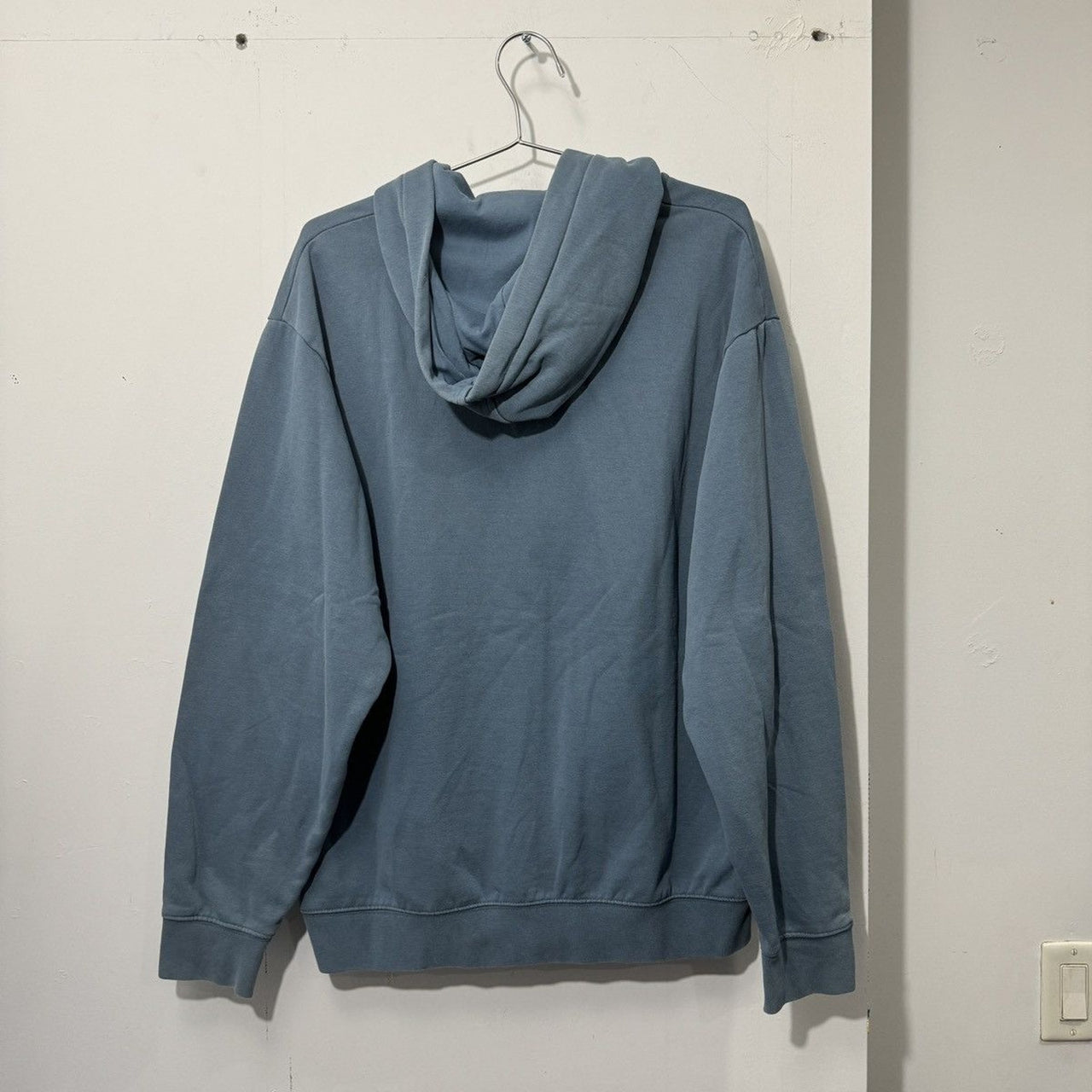Sudadera con capucha y cremallera Nike Blue Tonal Mini SWOOSH de los años 2000