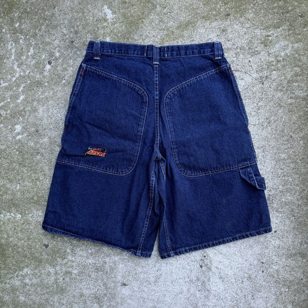 1990s Lee Pipes BMX Baggy Denim Skater Jean Shorts Jorts