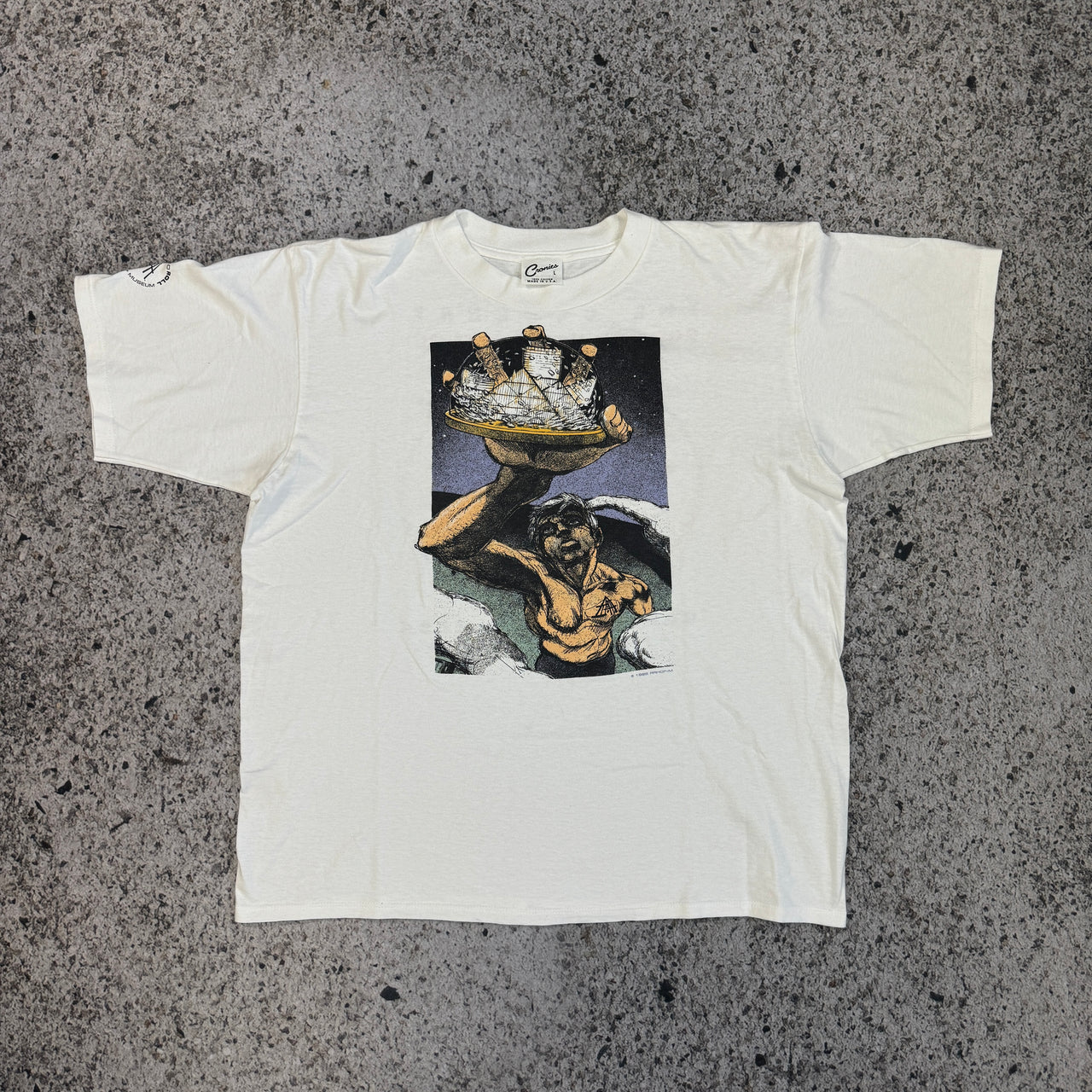 Camiseta del concierto de incorporación al Salón de la Fama del Rock & Roll de Cleveland de 1995