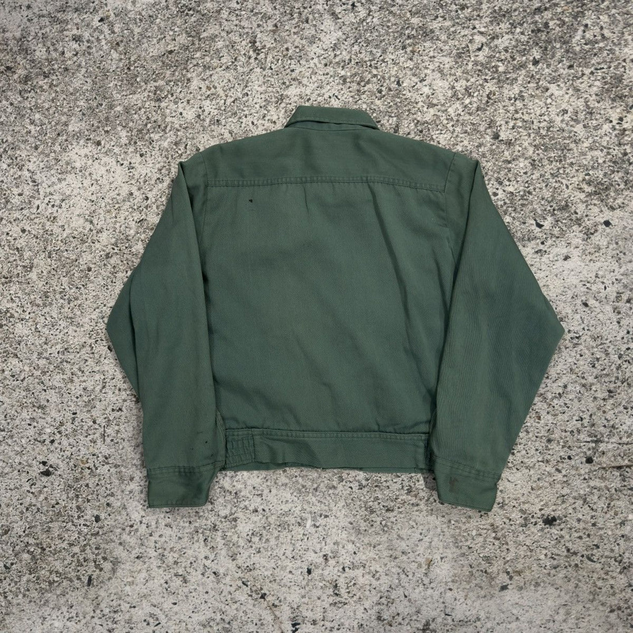 1980s Faded Thrashed Dickies Zip Up Work Jacket