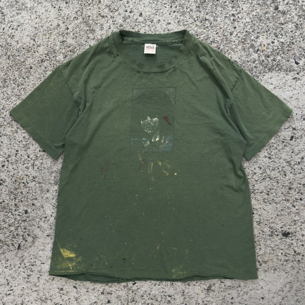 1990s Birdhouse Jeremy Klein Anime Girl Thrashed Faded Tee