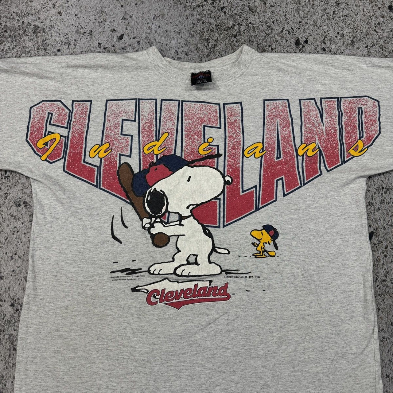 1994 クリーブランド・インディアンス MLB スヌーピー Tシャツ