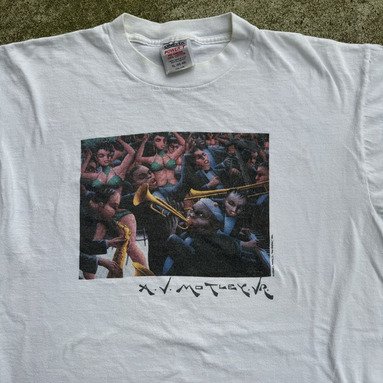 1990s Archibald AV Motley Jr. Jazz Tee