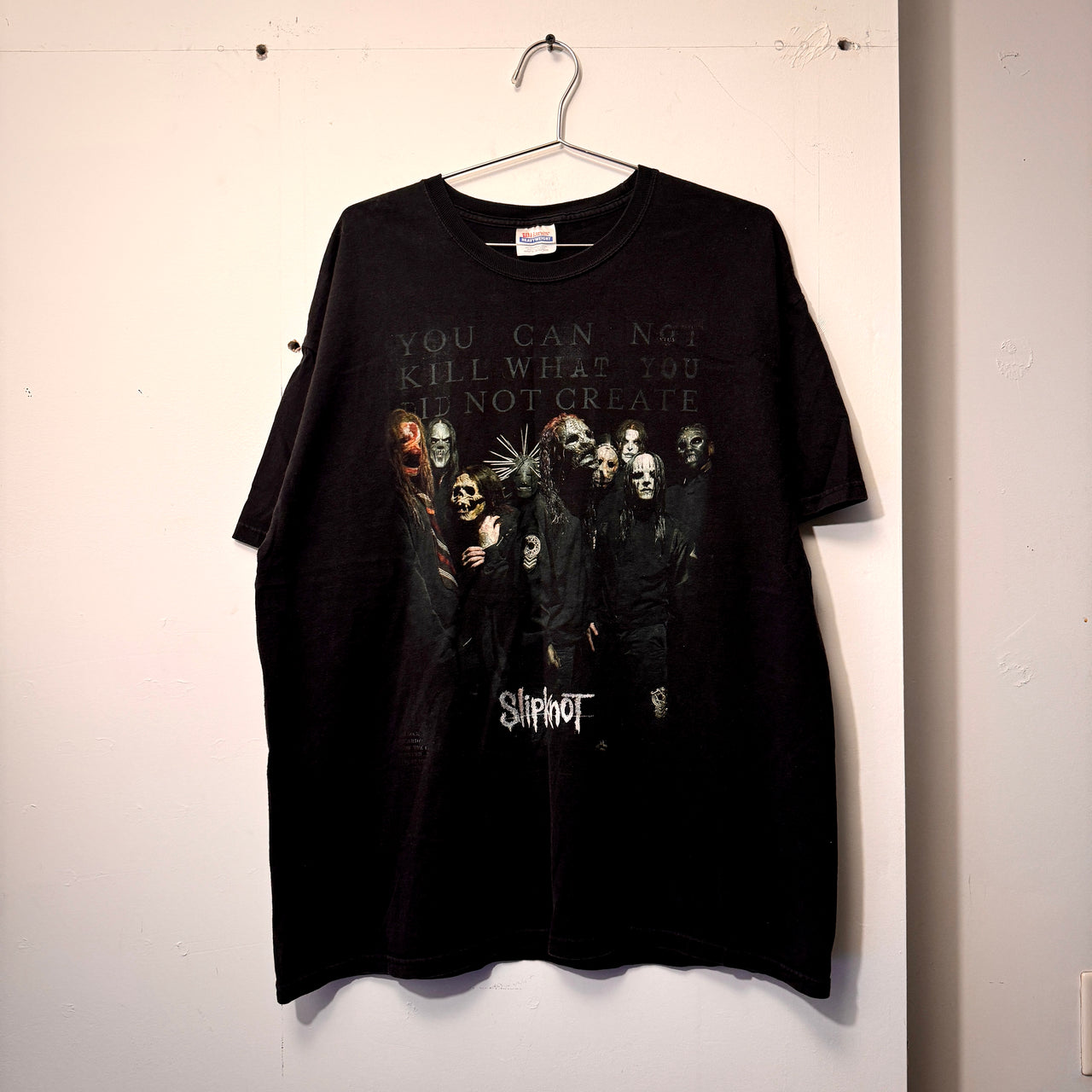 CAMISETA DE SLIPKNOT DE LOS AÑOS 2000 NO PUEDES MATAR LO QUE NO CREASTE
