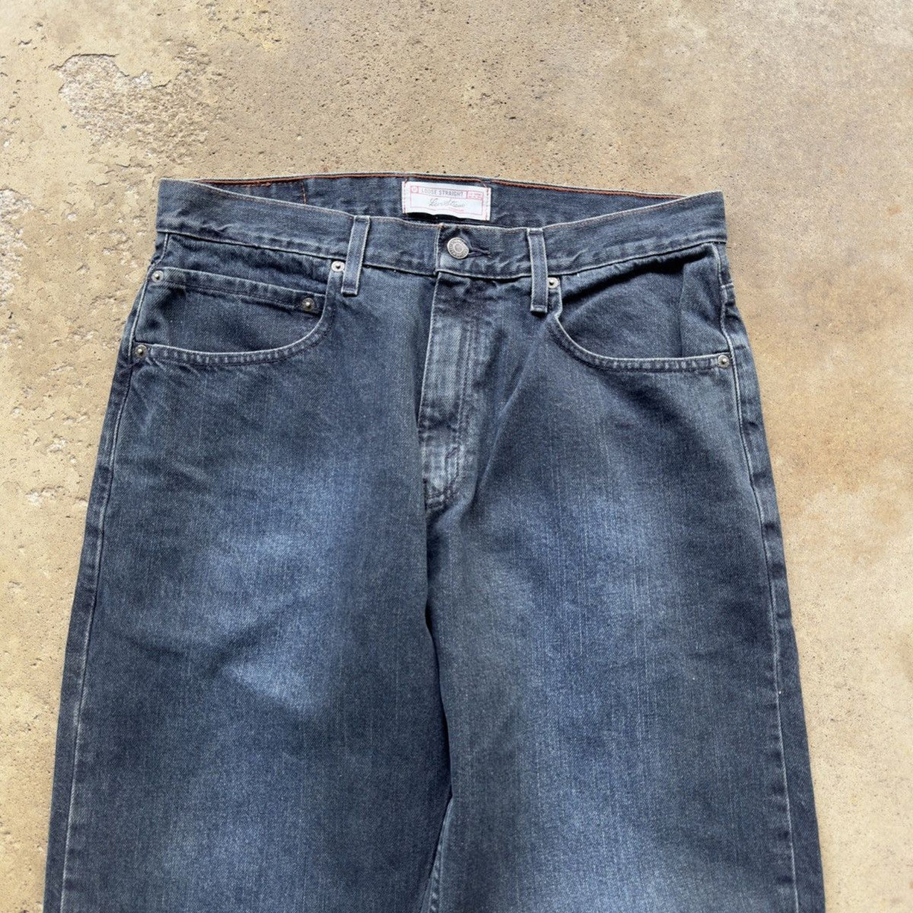 2000年代 Y2K リーバイス フェード加工 バギー ルーズフィット デニム スケータージーンズ