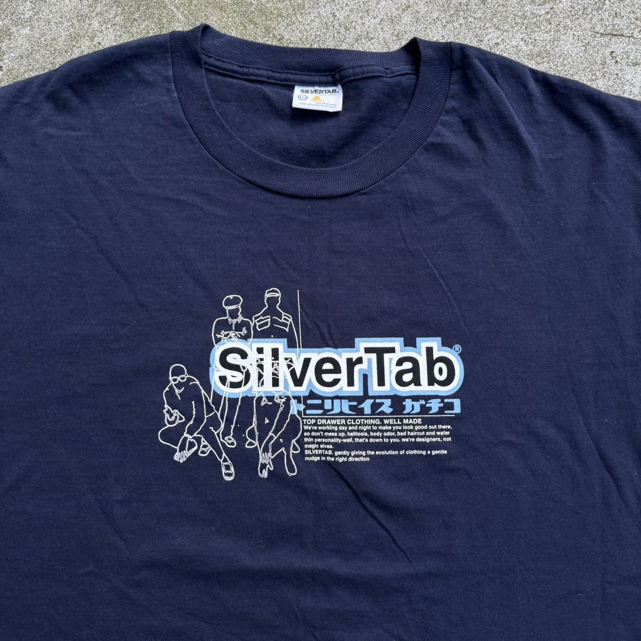 2000年代 Y2K リーバイス シルバータブ Tシャツ