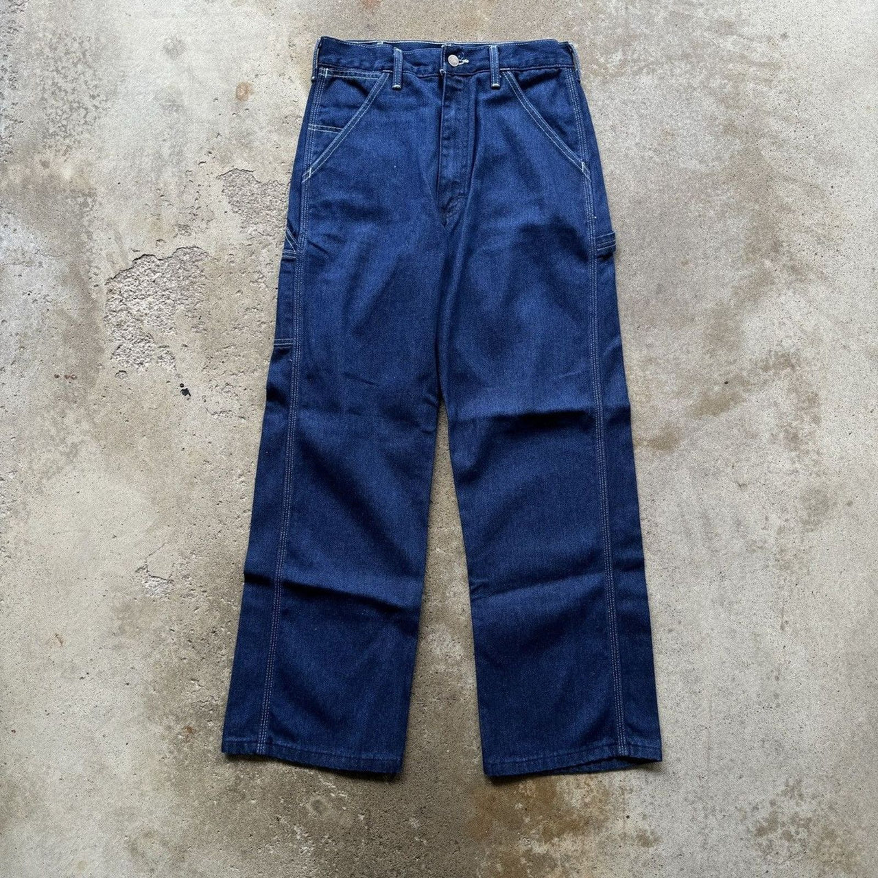 1980s Roebucks Sears Denim Dungaree Carpenter Jeans