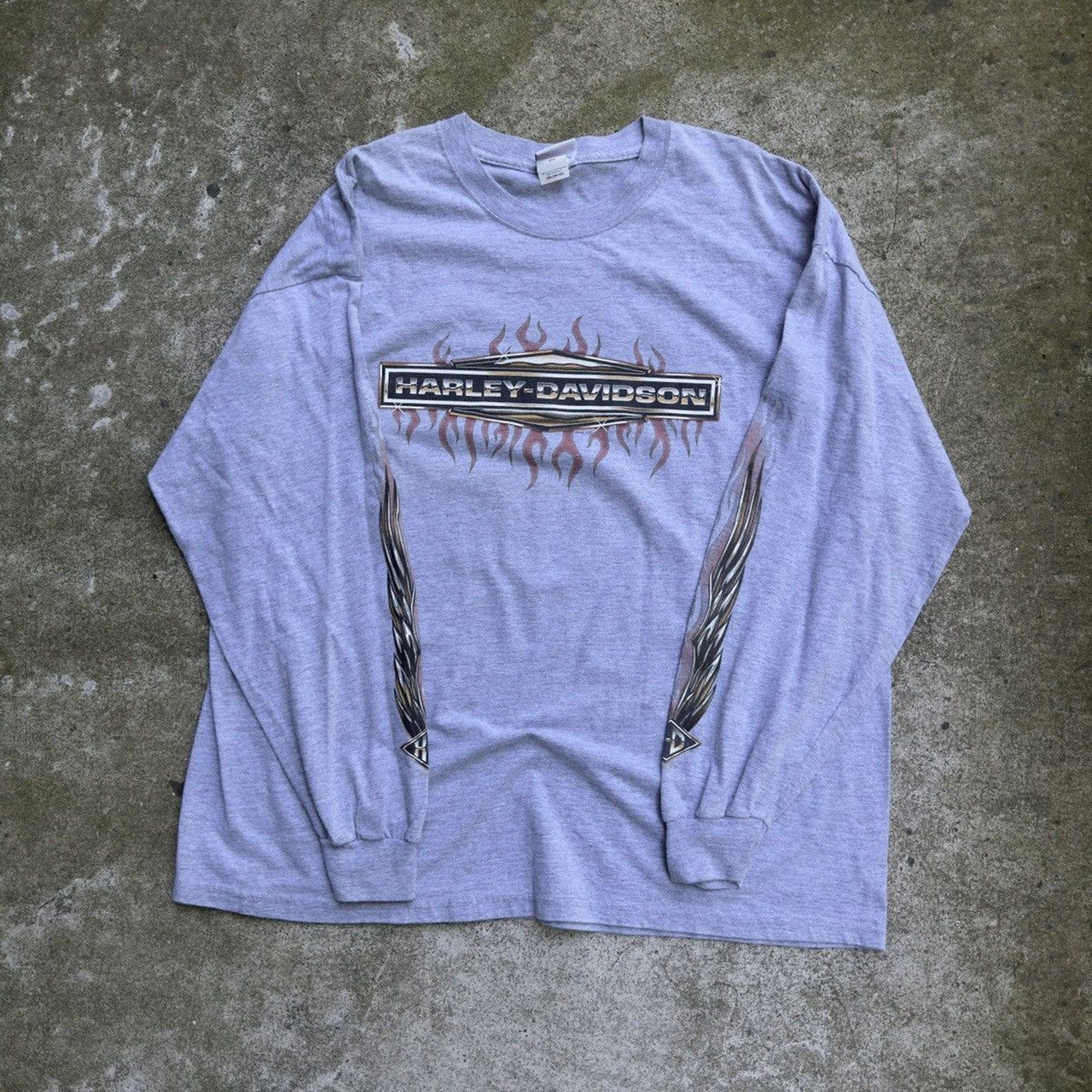 2000s Harley Davidson Flame Longsleeve