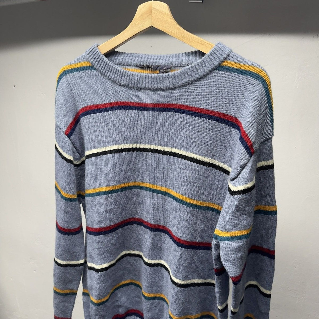 1990s Striped Knit Sweater ERD ERL Grunge Skater Chrome