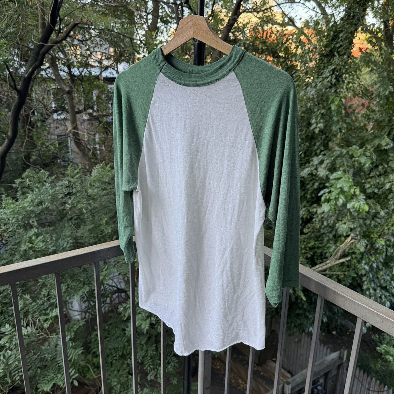 1970s / 1980s Faded Paper Thin Raglan 3/4 Tee