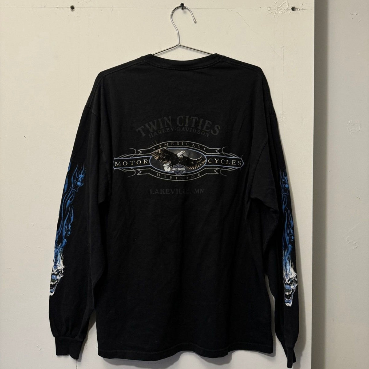2000s Harley Davidson Dice Clown Flame Longsleeve