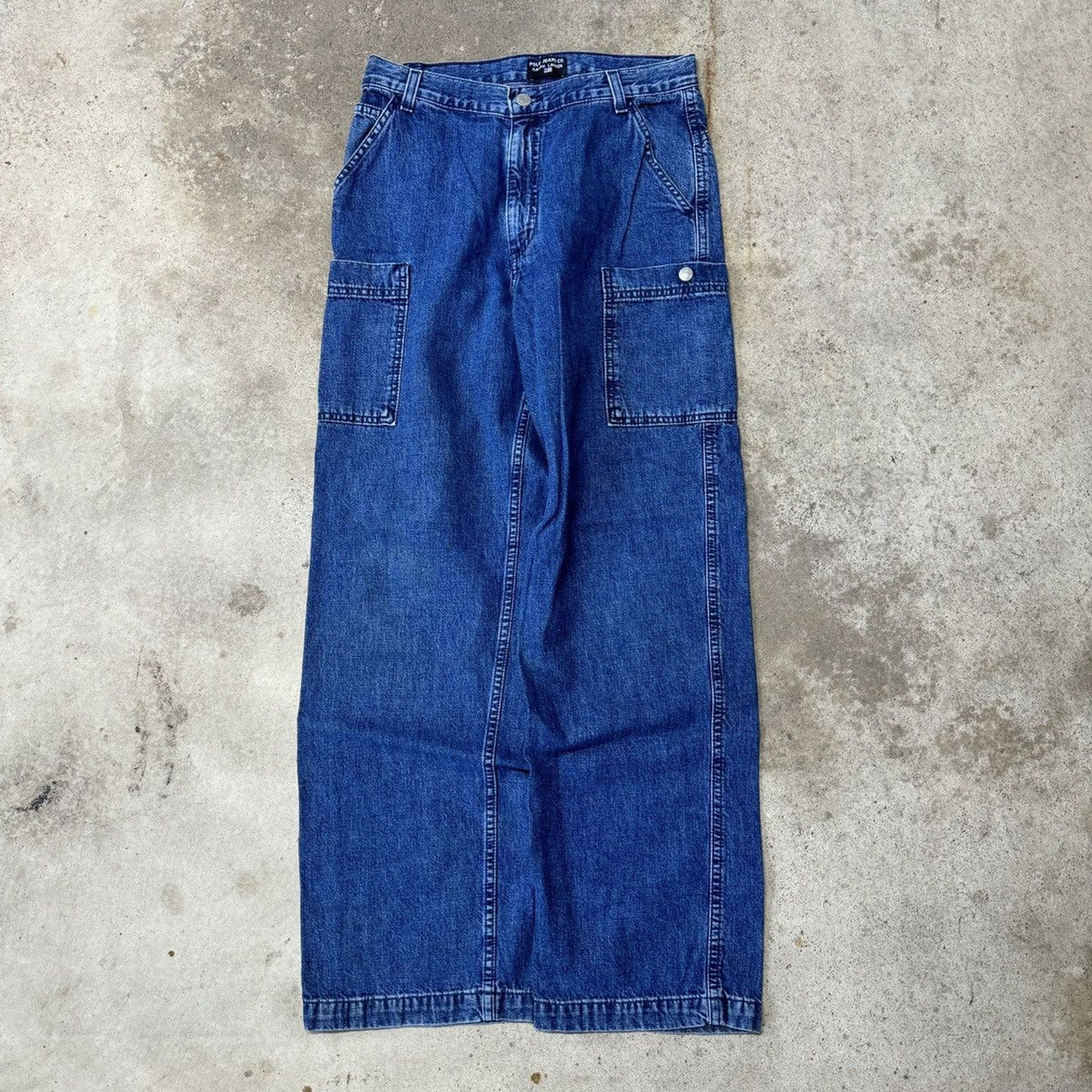 Vaqueros holgados estilo cargo skater de Ralph Lauren, de la década de 2000