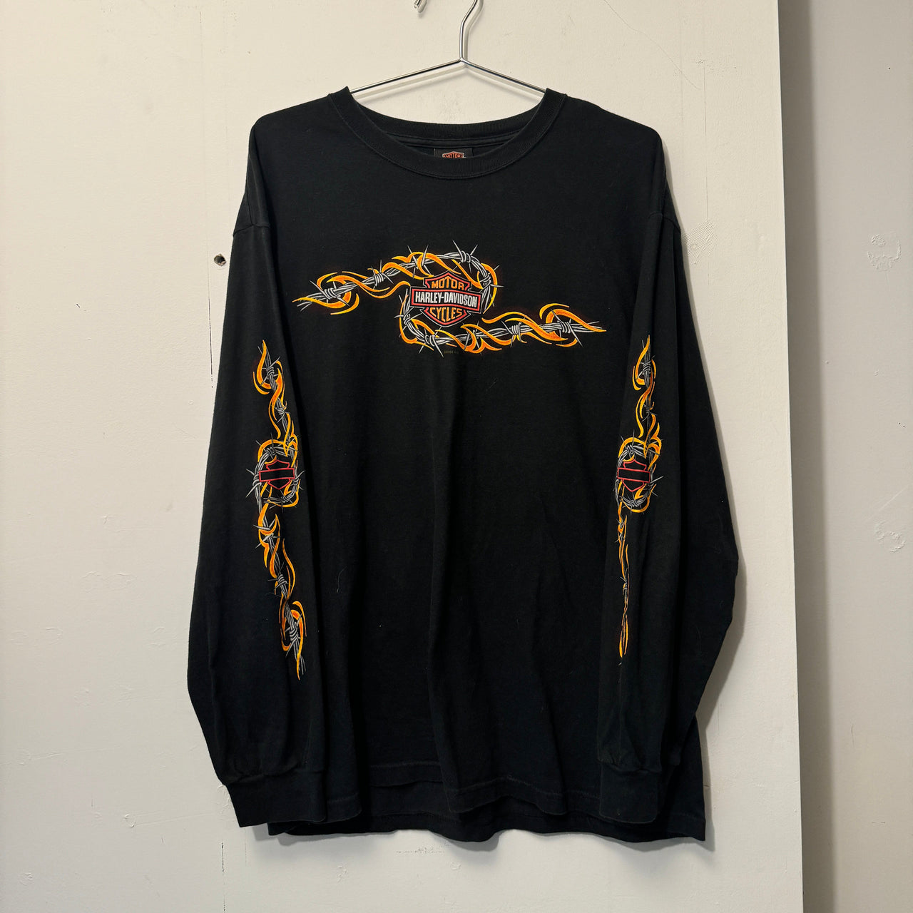 2000s Harley Davidson Wire Flame Longsleeve