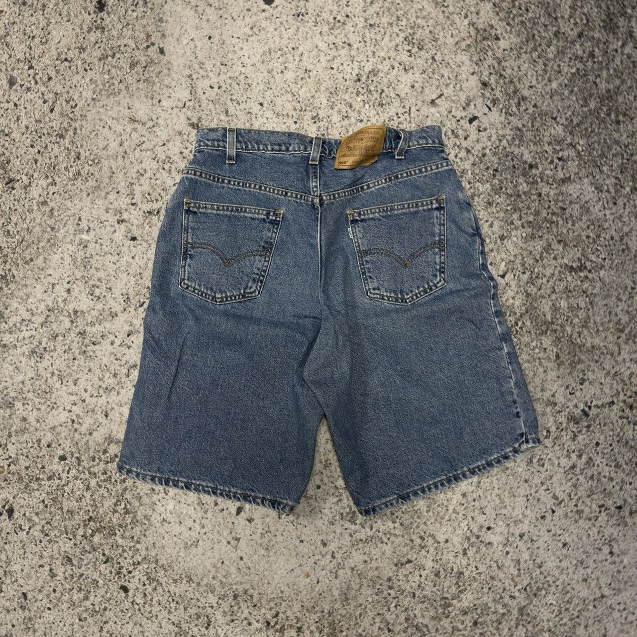 1990s Levi’s 560 Loose Denim Shorts - Made in USA