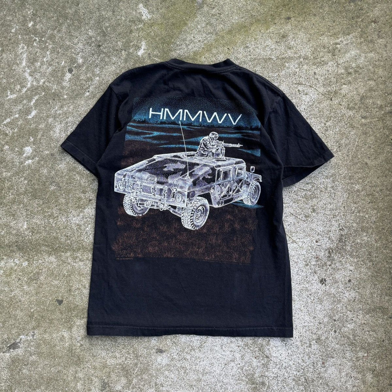 1990s Blackbird Military HMMWV Tee