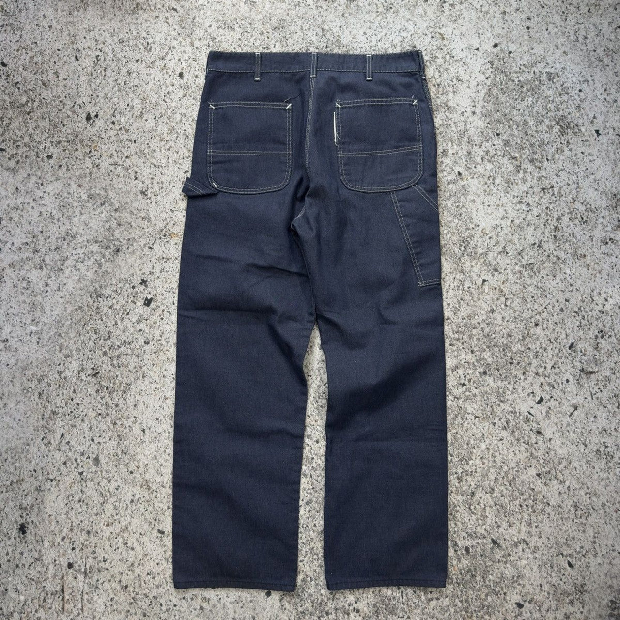 1980s Sears Denim Dungaree Carpenter Work Pants Jeans