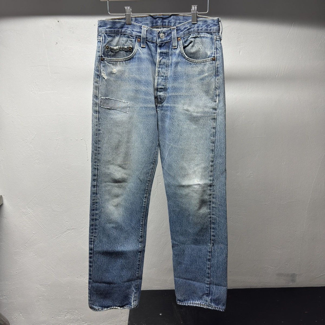 1980s Levi's 501 Thrashed Distressed Jeans - Made in USA