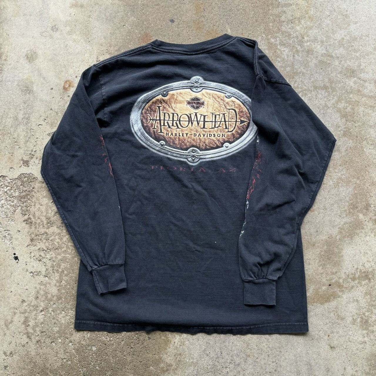 2000s Harley Davidson Dagger Flame Longsleeve