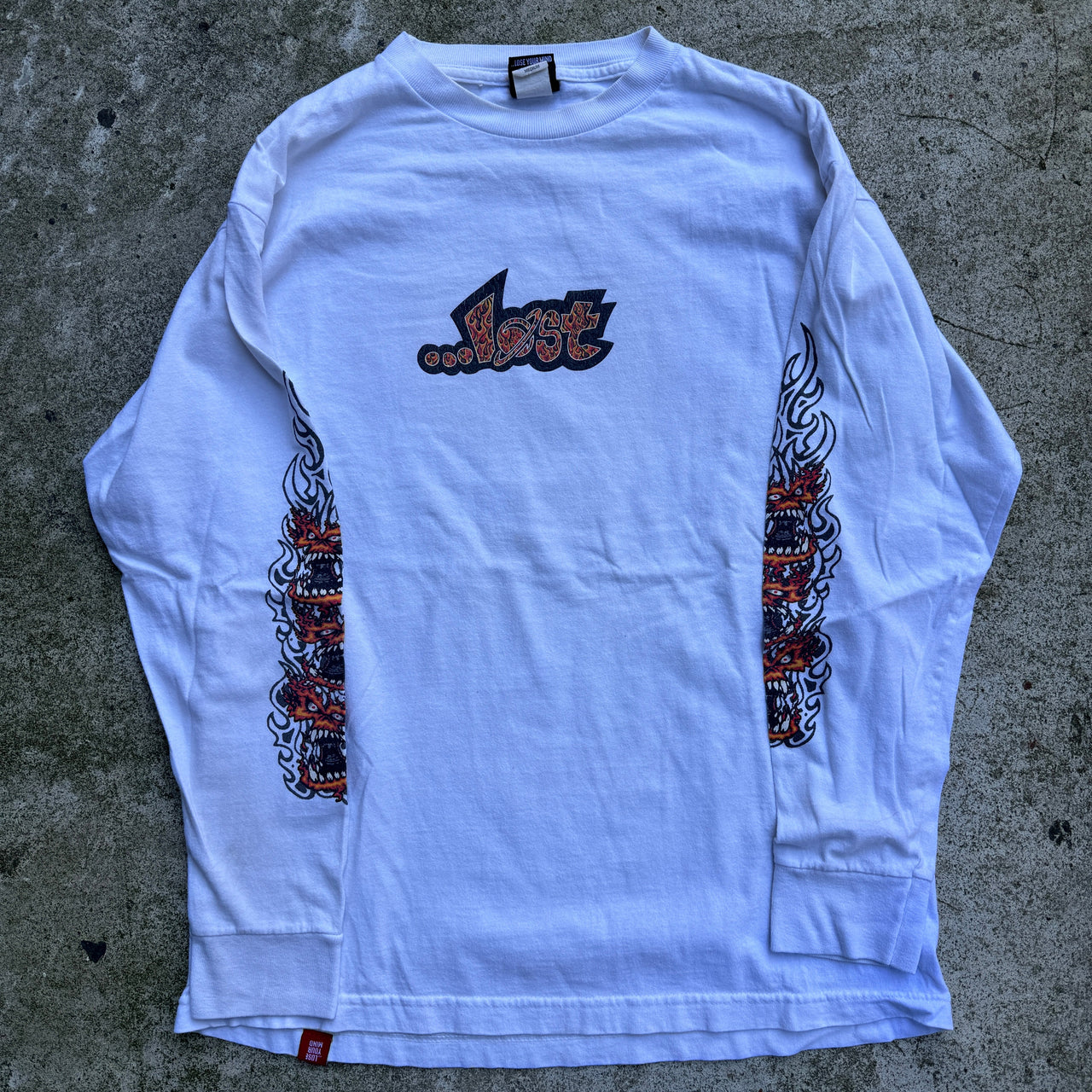 2000年代 ロストエンタープライズ スケート ロングスリーブ Tシャツ