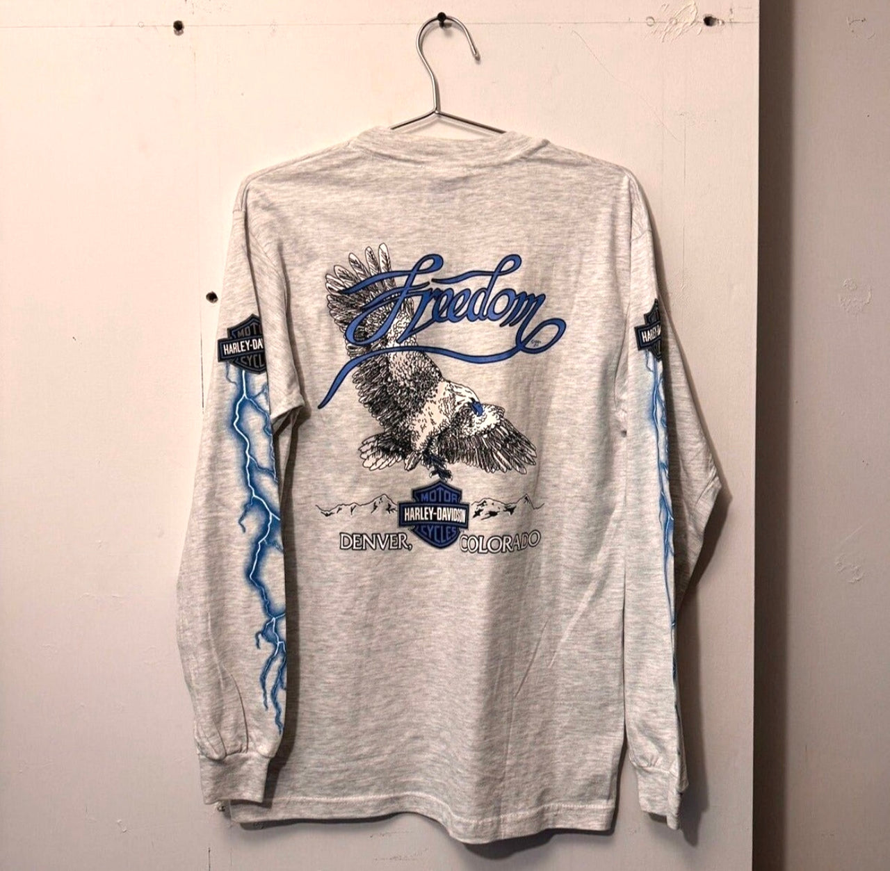 1990年代 ハーレーダビッドソン ライトニングロゴ ロングスリーブTシャツ