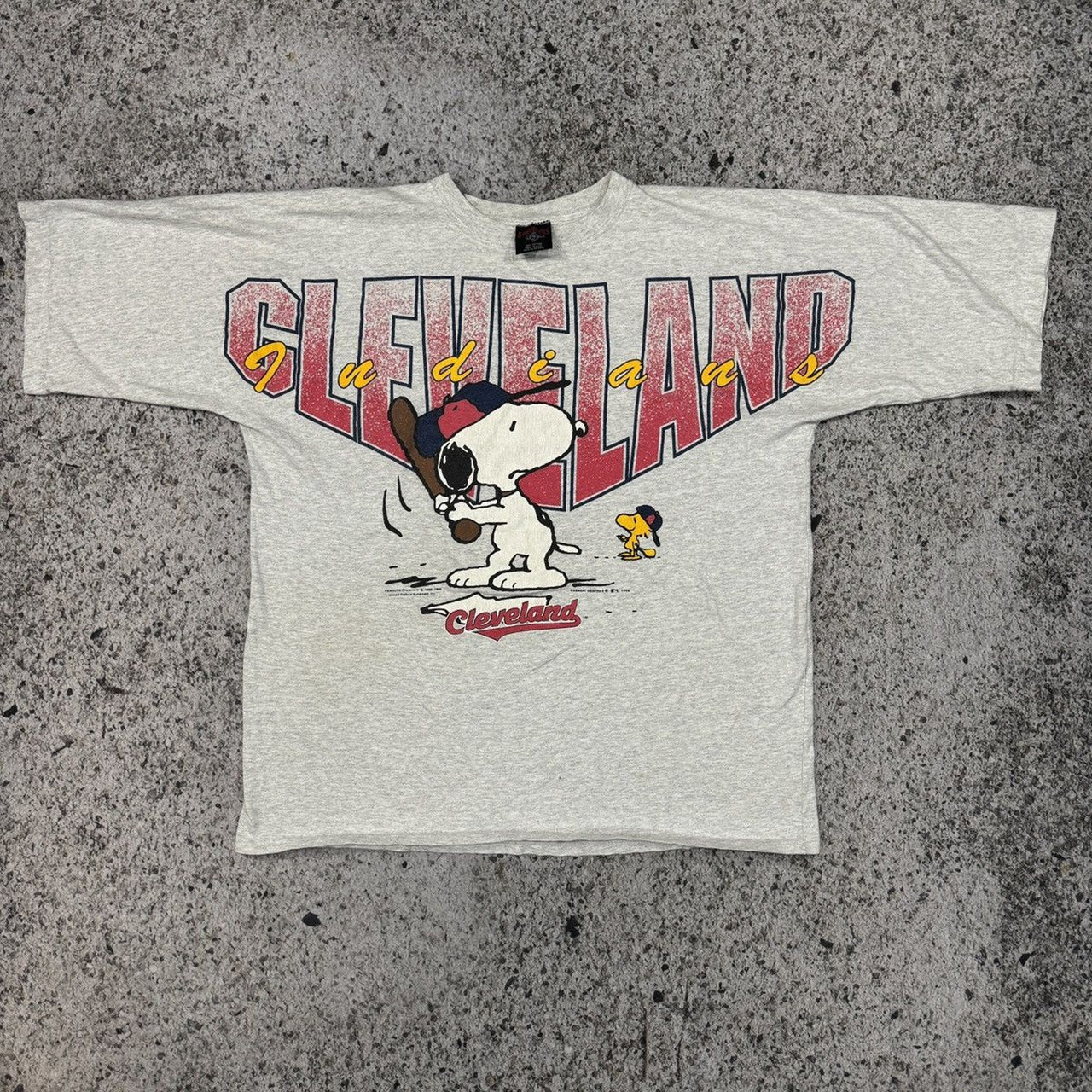 1994 クリーブランド・インディアンス MLB スヌーピー Tシャツ
