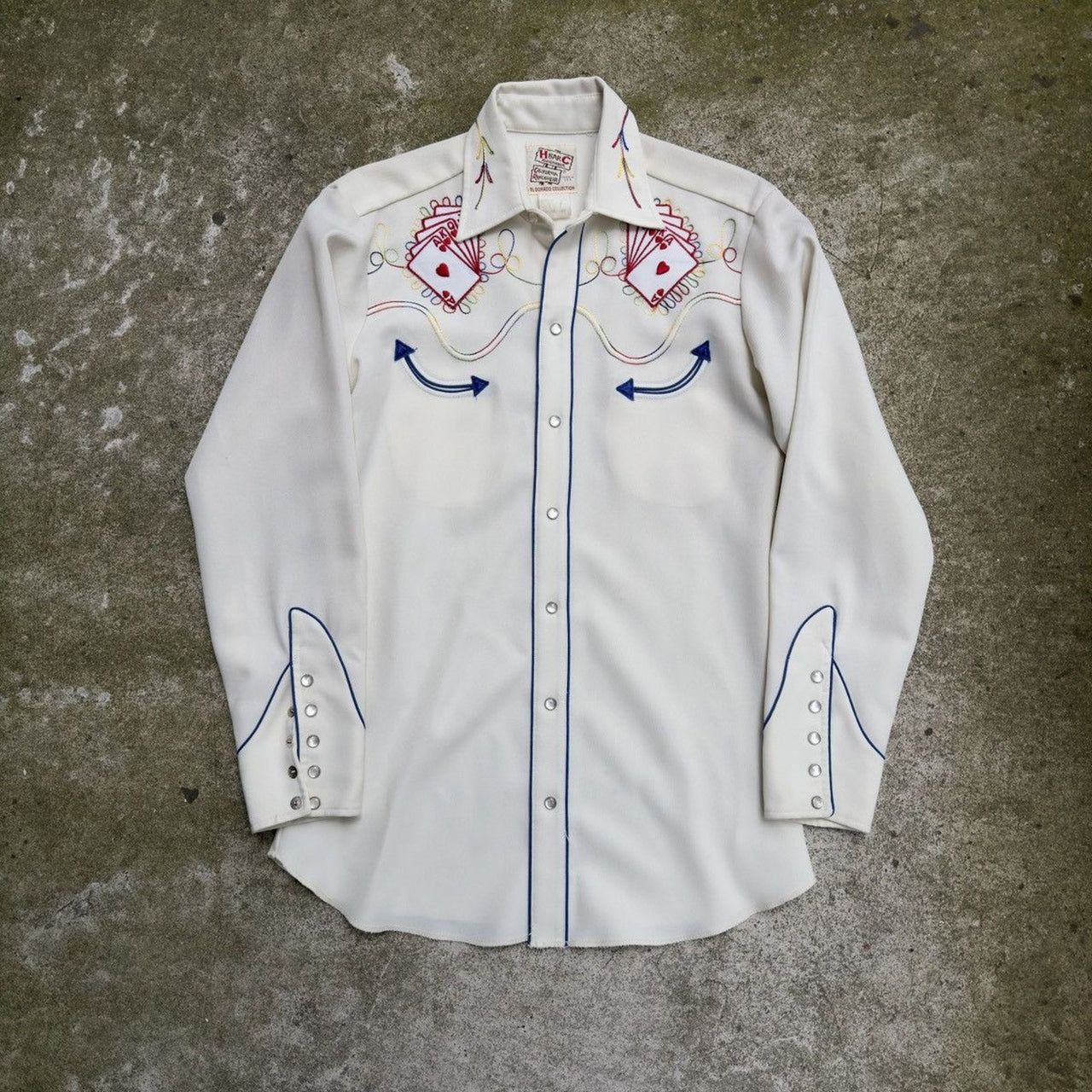 1970s H Bar C Royal Flush Pearl Snap Western Shirt