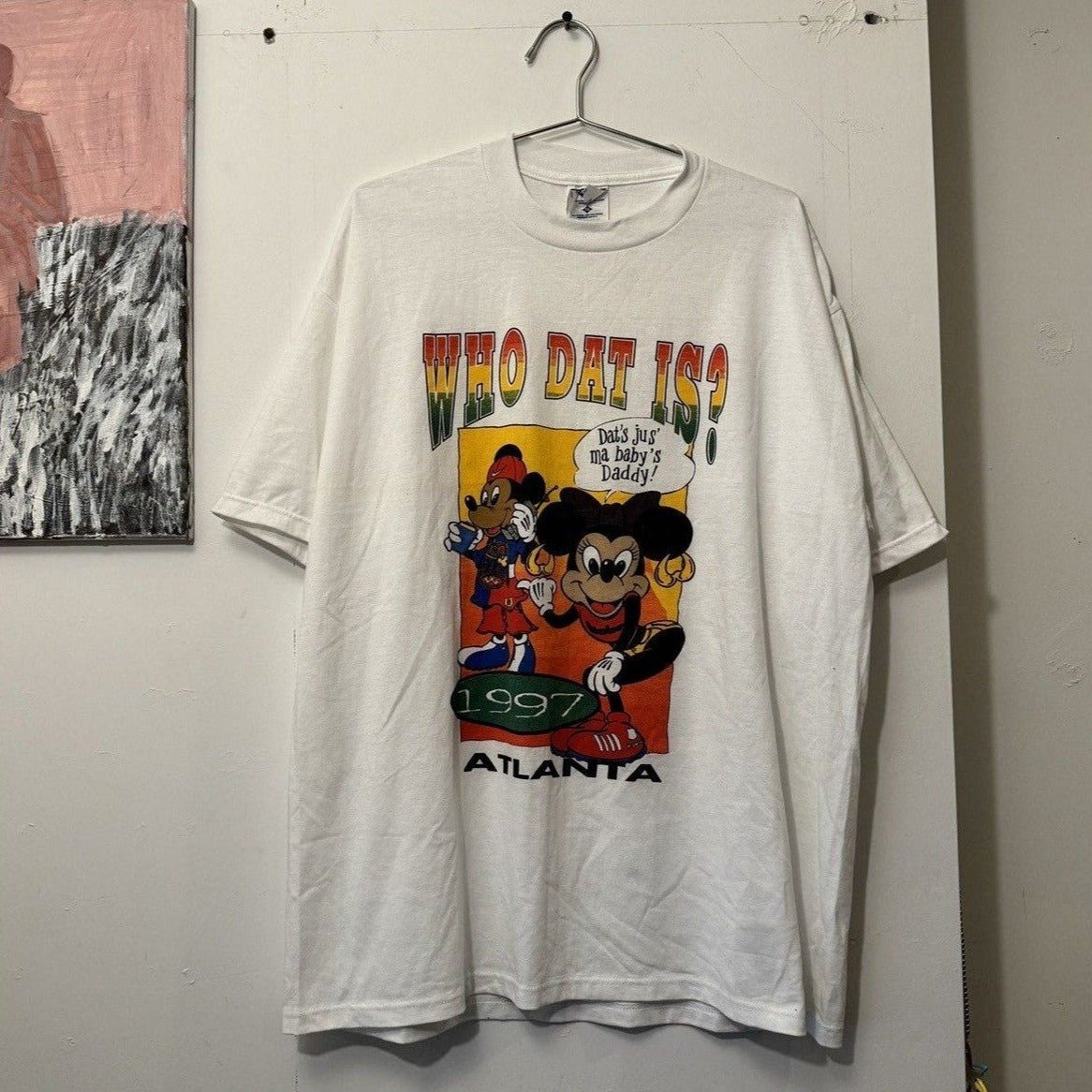 CAMISETA DE PARODÍA DE MICKEY FREAKNIK DE ATLANTA DE 1997