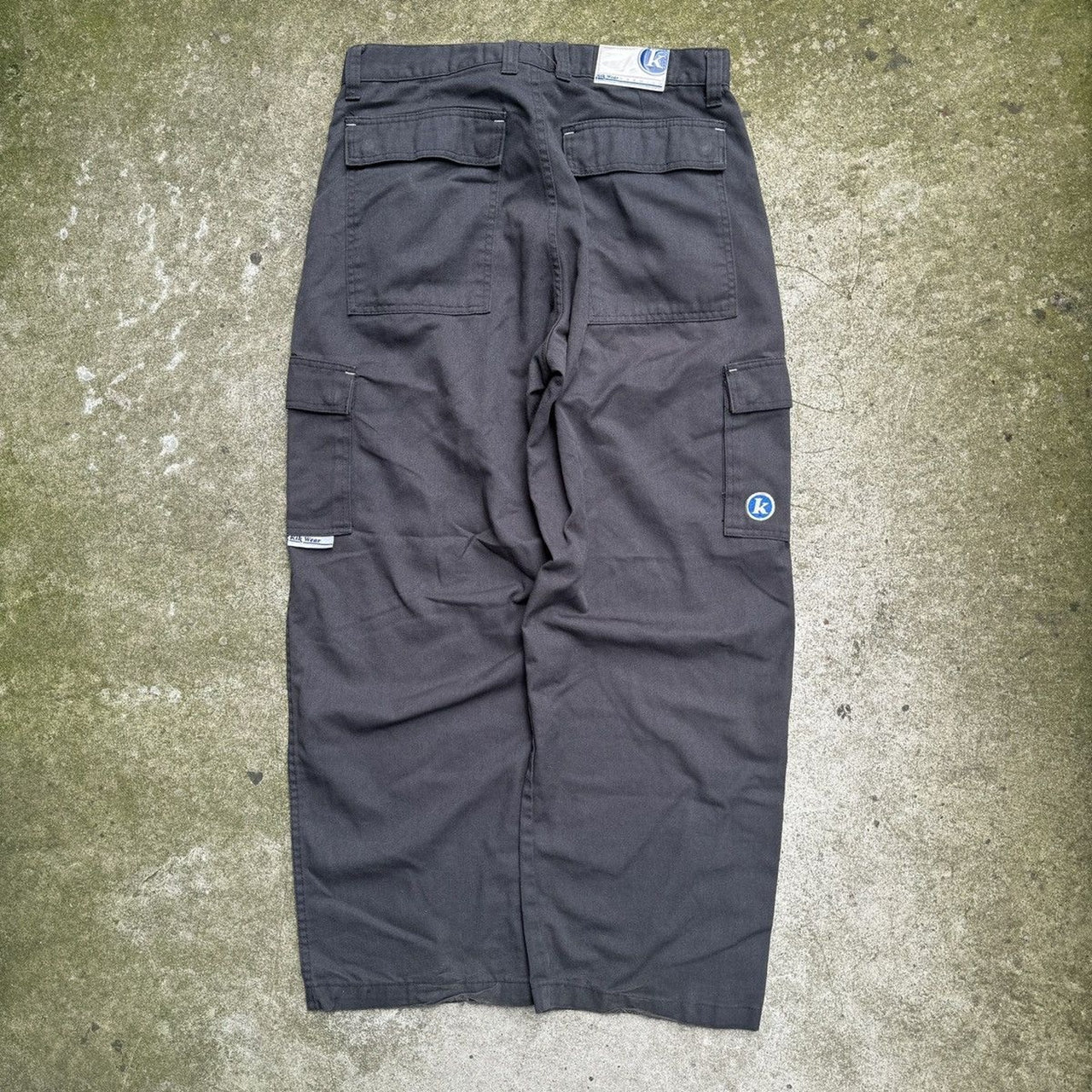 1990S/2000S Y2K KIK USA ROPA DE TRABAJO HOLGADA PANTALONES DE CARPINTERO DE TRABAJADOR
