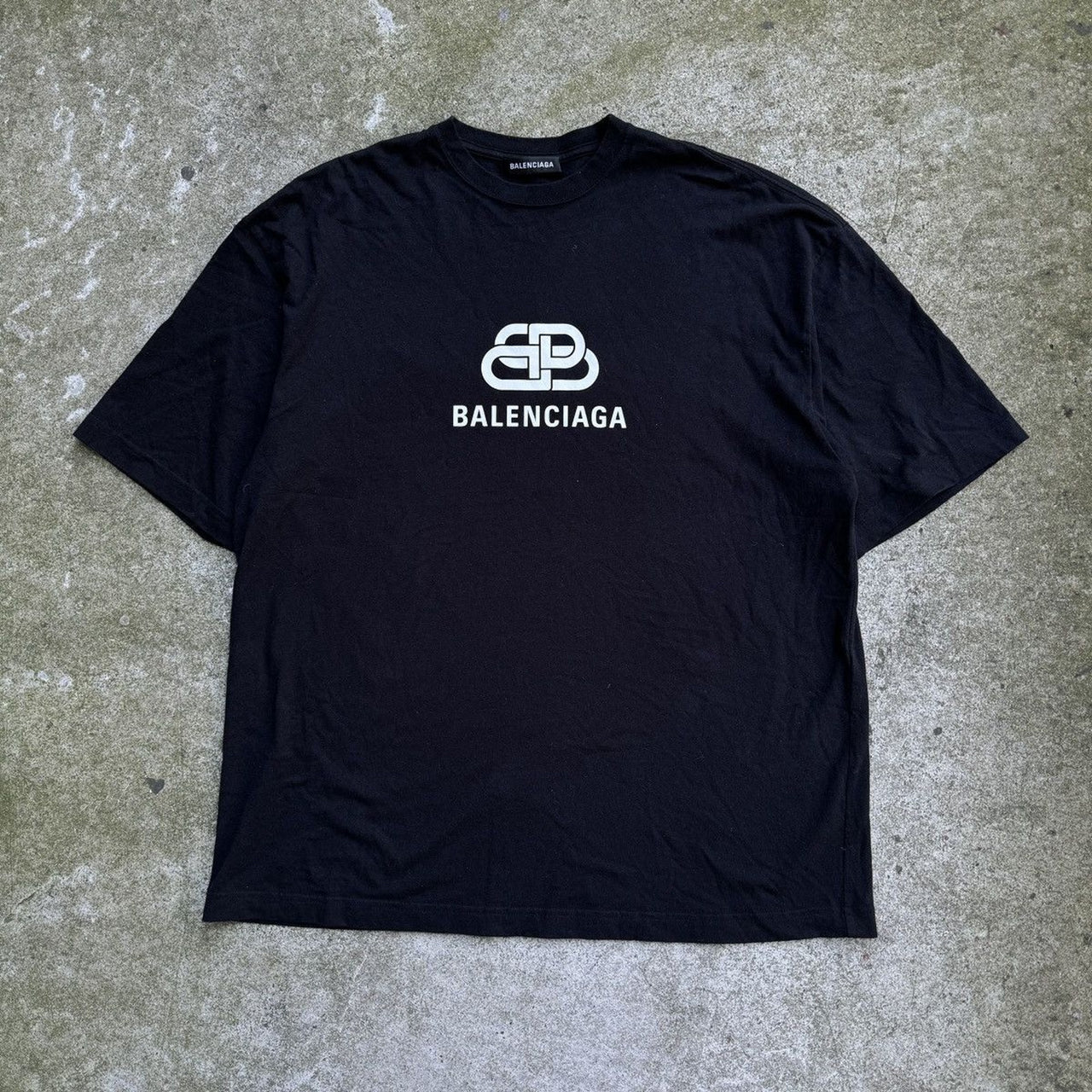 バレンシアガ BBロックロゴTシャツ オーバーサイズ