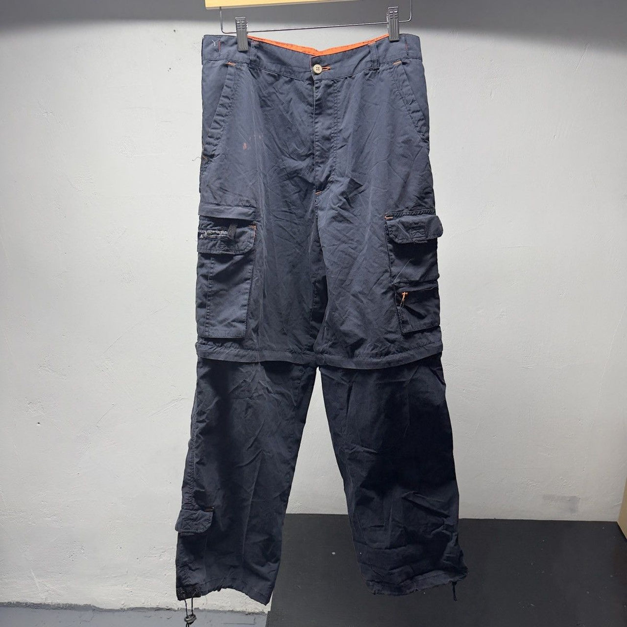 2000s Abercrombie & Fitch Paratrooper Nylon Cargo Pants