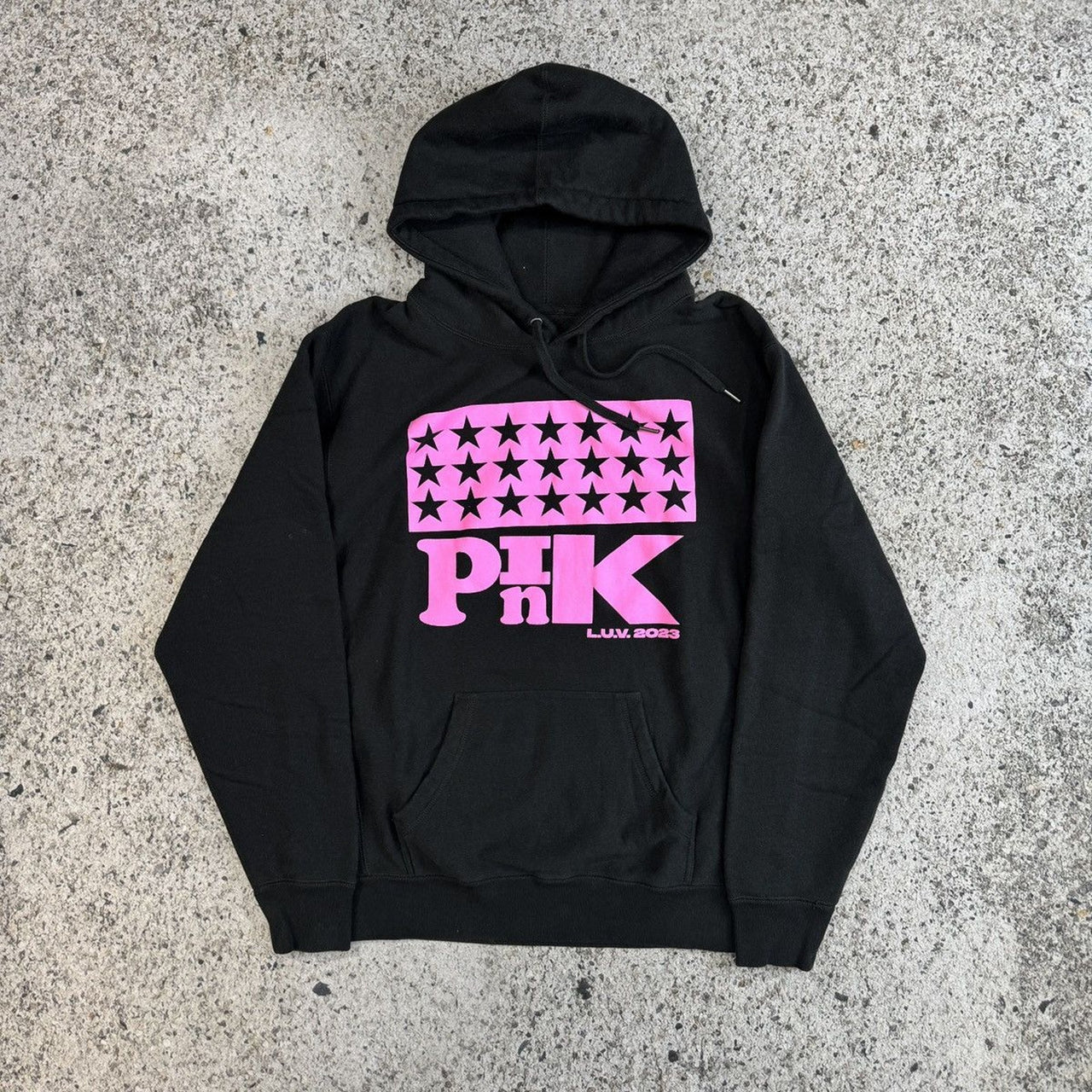 Lil Uzi Vert Pink Tape Hoodie