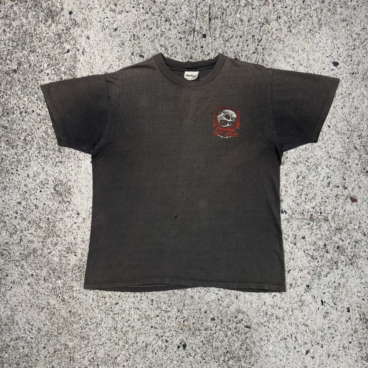 1980s Birdhouse Tony Hawk Thrashed Faded Skate Tee