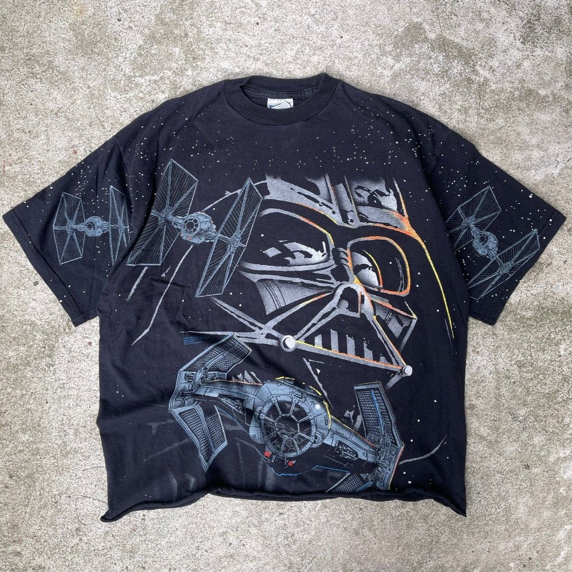 1990年代 スターウォーズ ダースベイダー AOP クロップドTシャツ