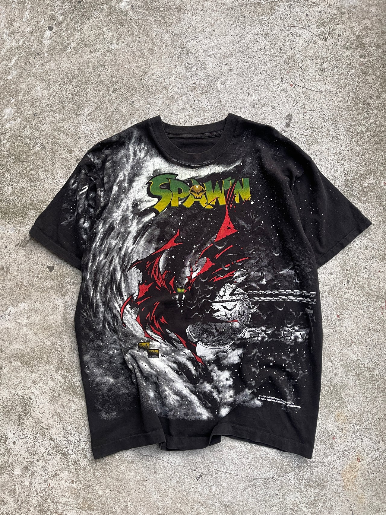1990年代 スポーン AOP ムービーTシャツ