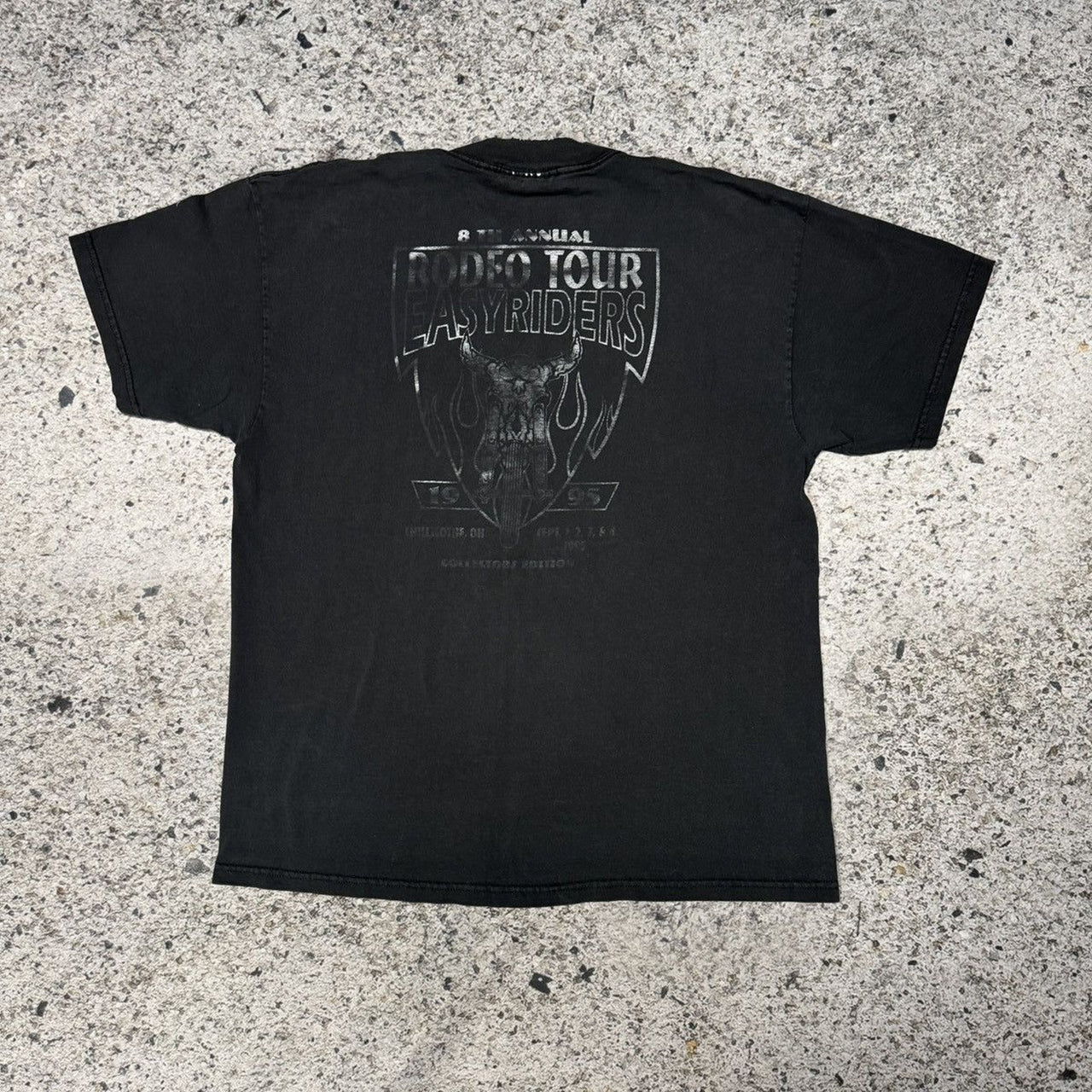 Camiseta ciclista Easyriders Faded Thrashed Panhead Alley de 1995