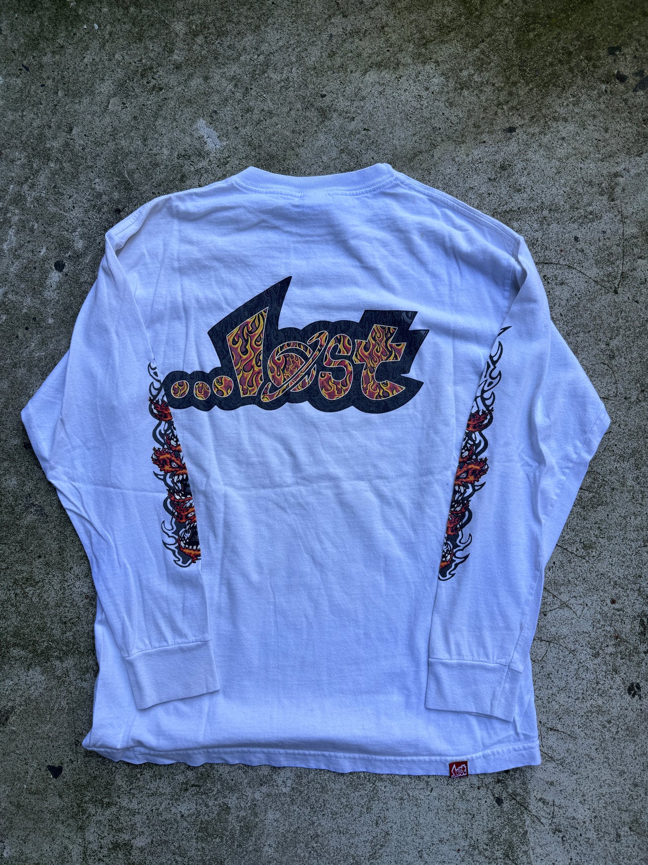2000年代 ロストエンタープライズ スケート ロングスリーブ Tシャツ