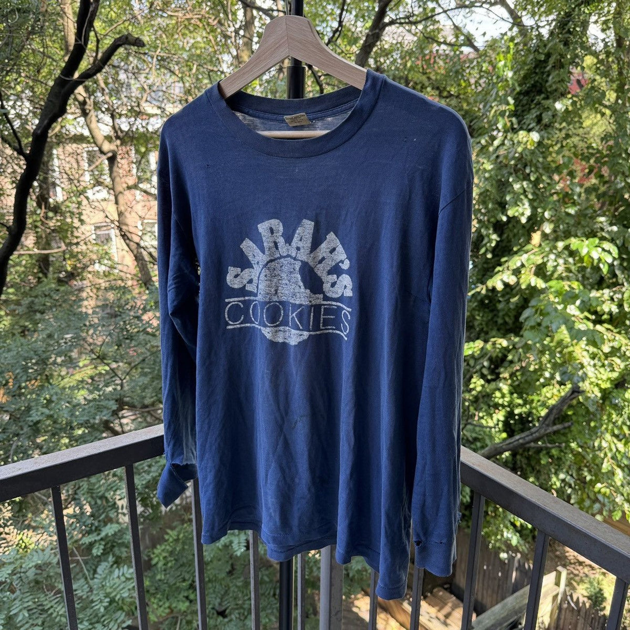 1970s Thrashed Faded Distressed Sarah's Cookies Tee