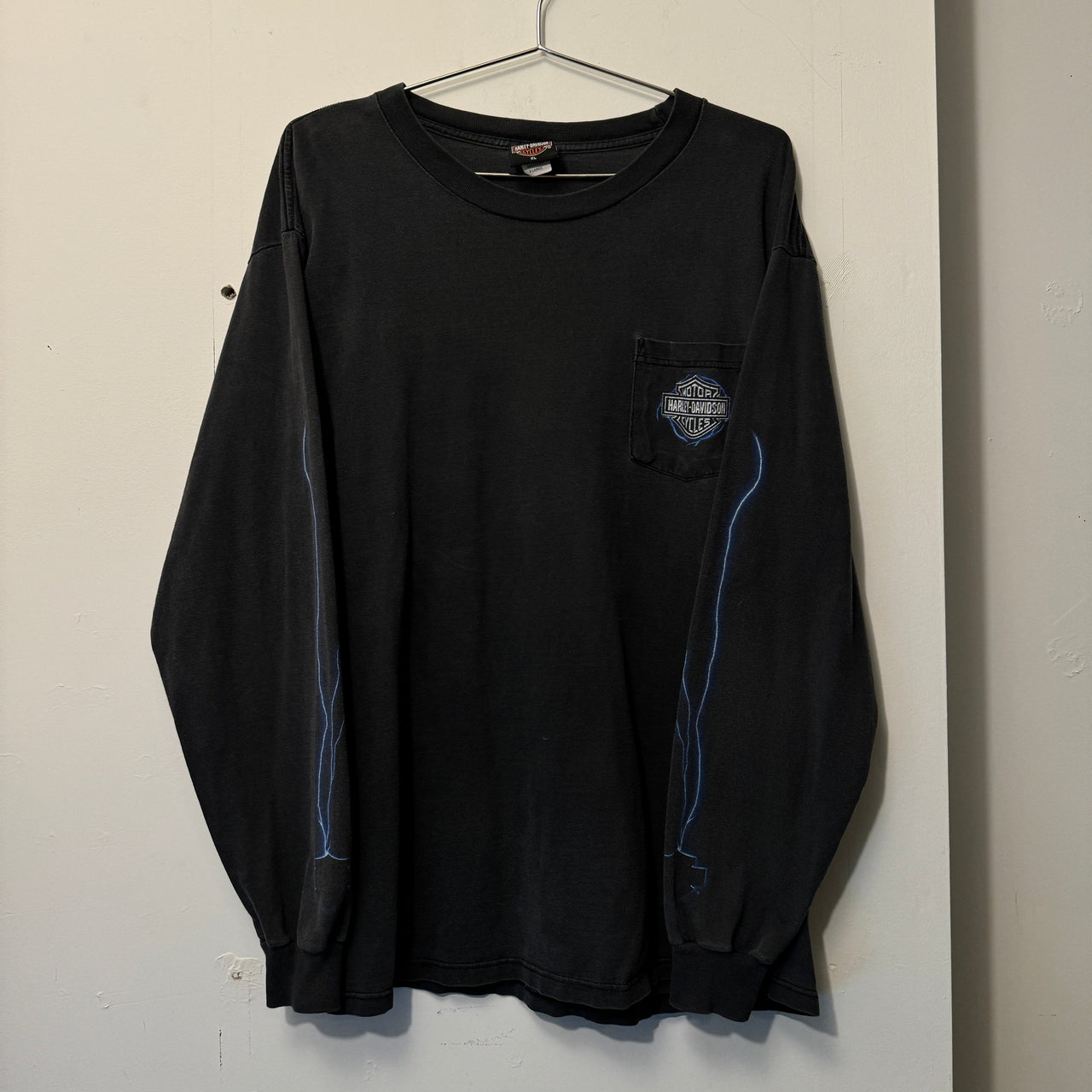 2000s Harley Davidson Lightning Pocket Longsleeve