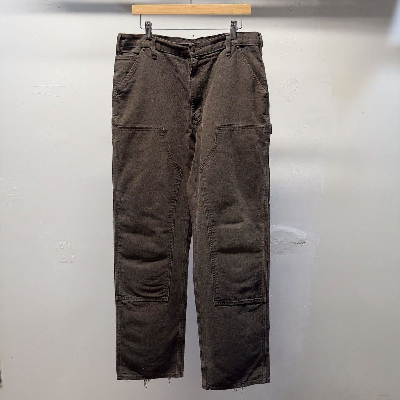 Vintage 2000s Carhartt Faded Brown Double Knee Pants