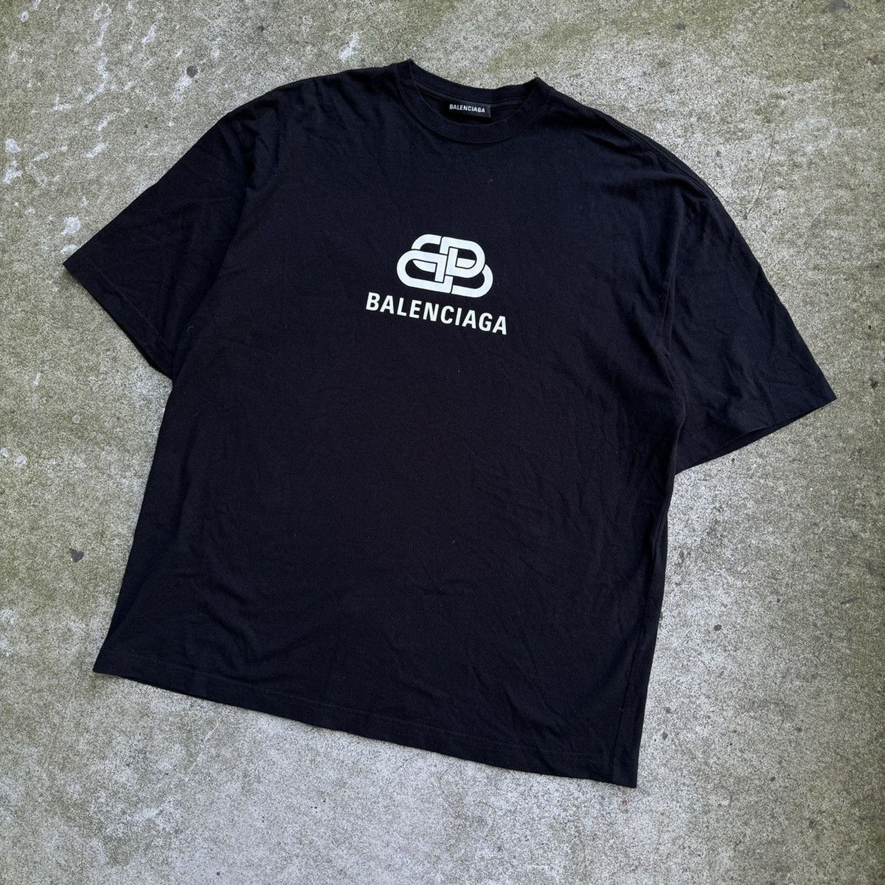 バレンシアガ BBロックロゴTシャツ オーバーサイズ