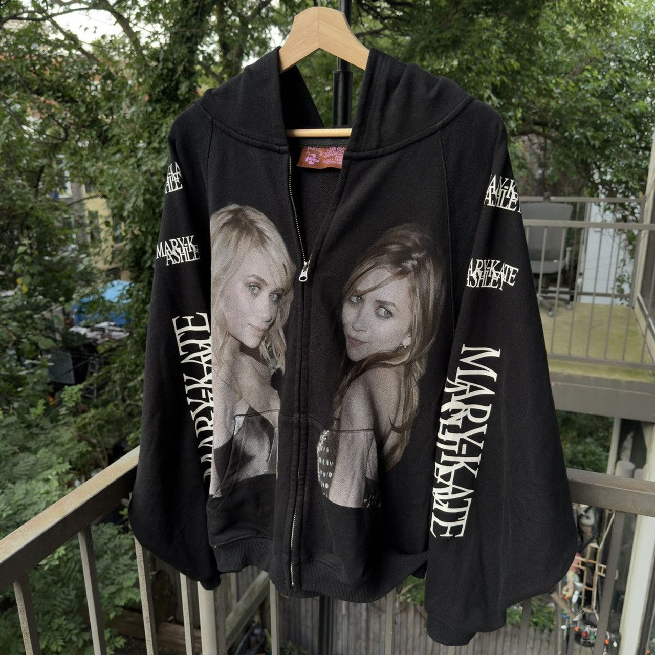 Praying OIsen Twins Zip Up Hoodie