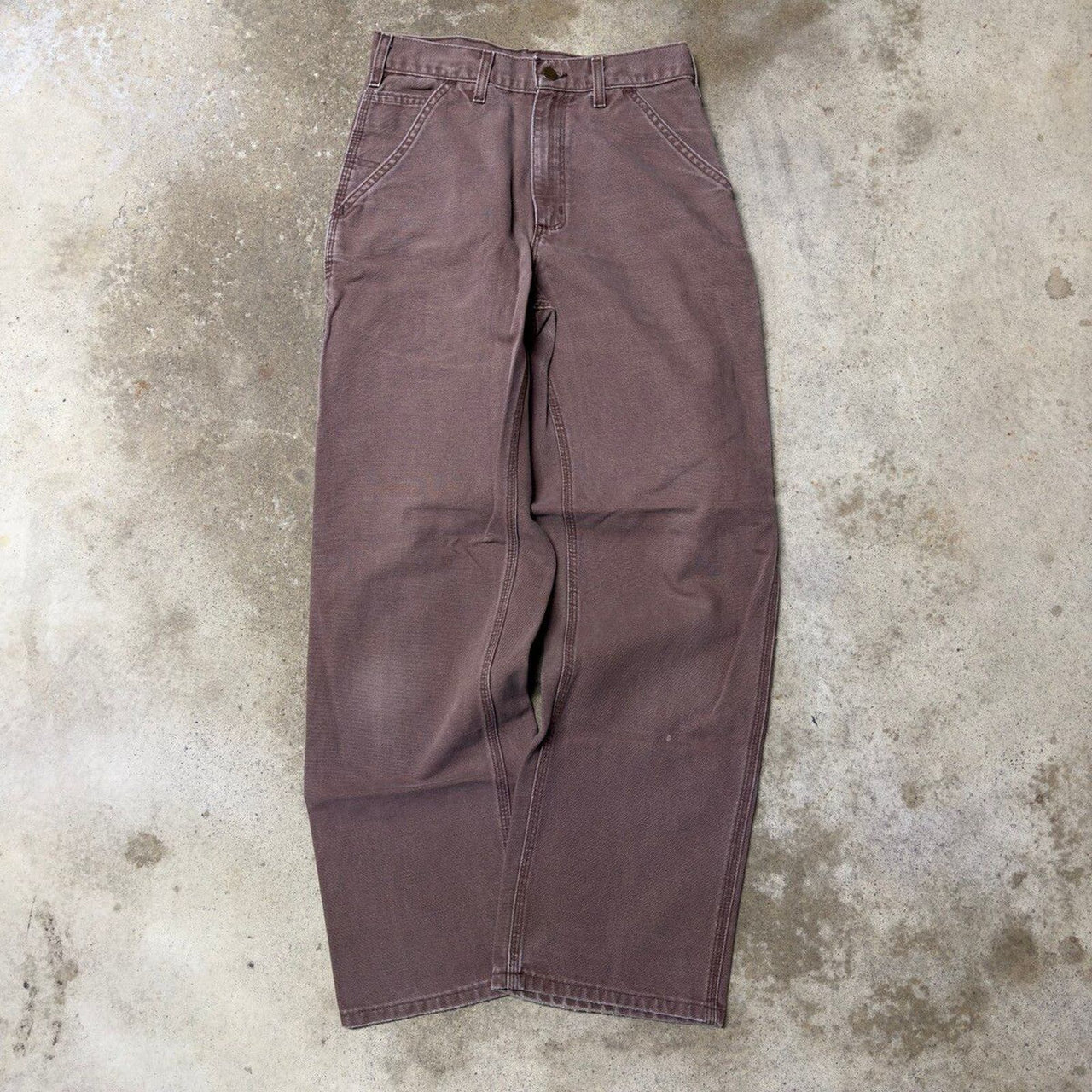 Pantalones de carpintero holgados de lona Carhartt de los años 2000
