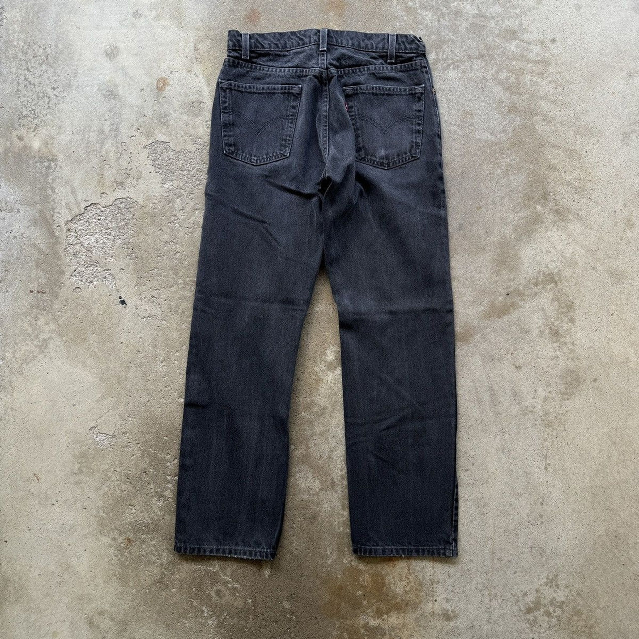 1990s Levi's 505 Faded Black Denim Jeans
