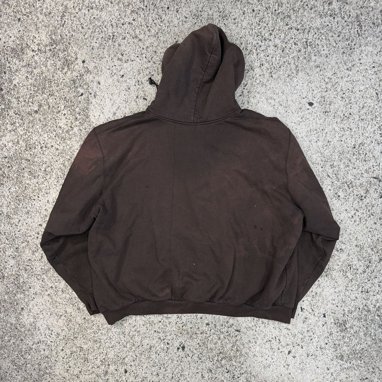 1990s Carhartt Thrashed Faded Thermal Lined Zip Up Hoodie