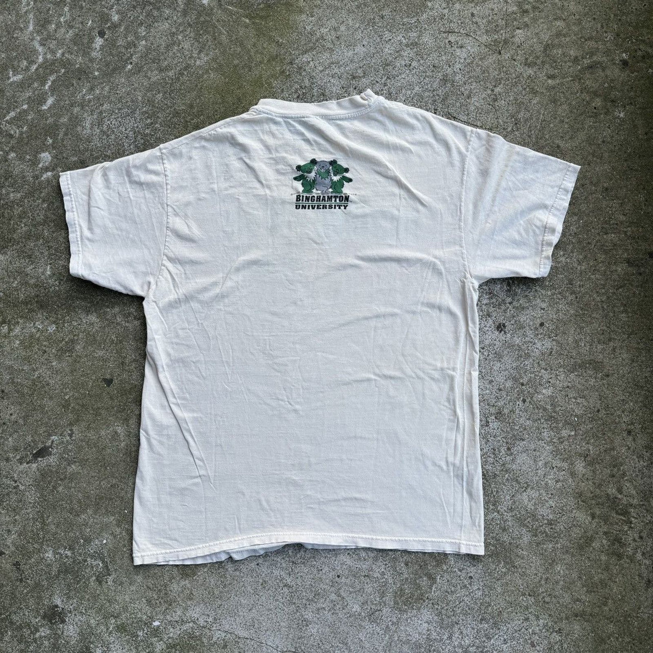 1990年代のスラッシュド・グレイトフル・デッド・ビンガムトン・ニューヨークTシャツ