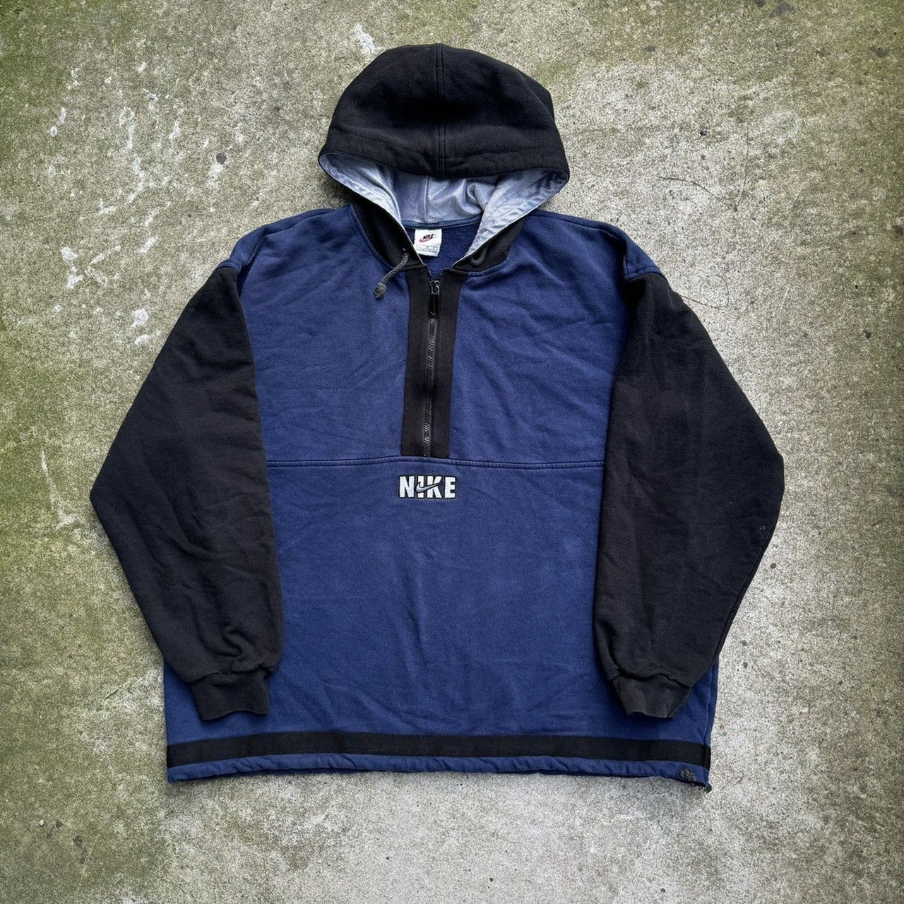1990s 2000s Nike Half Zip Pullover Hoodie