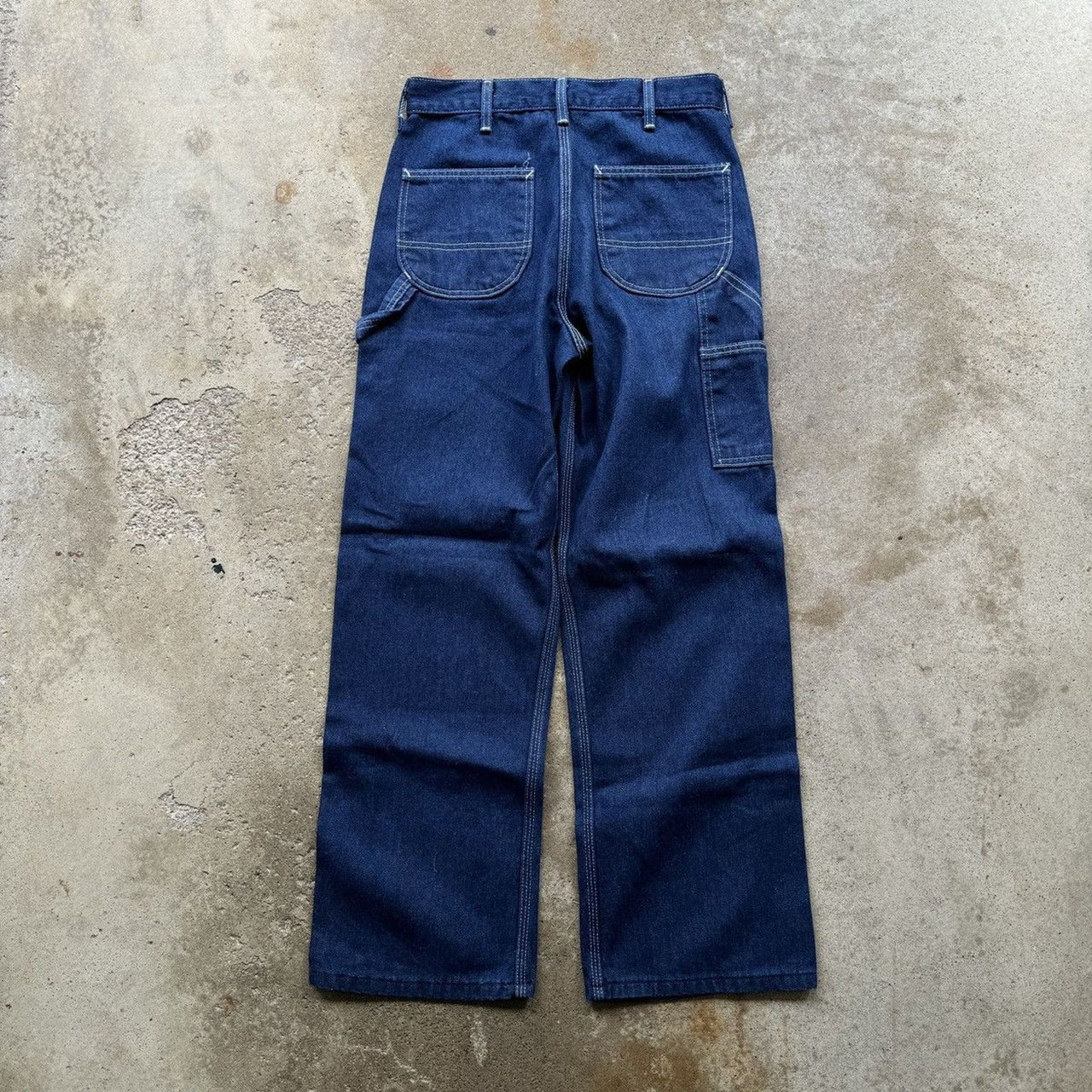 1980s Roebucks Sears Denim Dungaree Carpenter Jeans
